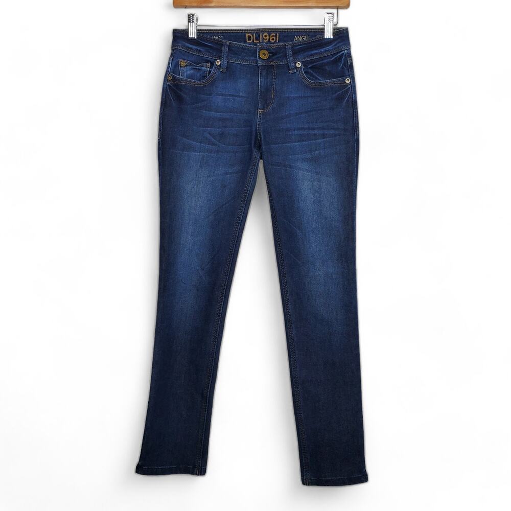 DL1961 Women's Angel Mid-Rise Skinny Ankle Jeans Size 26 4-Way Stretch Classic
